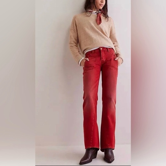 We the Free Low-Rise Boot-Cut Carnivale Jeans, size 29 NWT, 30 Like New - Picture 2 of 16
